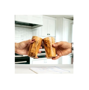 Handmade Solid Wood Mug Natural Finish Eco Friendly Wooden Coffee Mug for Tea Beer Juice Water Drinking Home Kitchen Use - Product Image 1