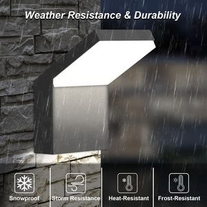 Lampada da Parete LED Moderna in Alluminio per Esterni, Lanterna per Portico e Giardino, Design Pratico per Montaggio a Parete - Product Image 4