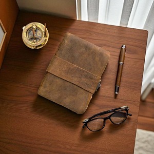 Genuine Leather Soft Cover <b>Journal</b> Notebook Handmade Vintage <b>Writing</b> Diary Refillable Travel Notebook - Product Image 3