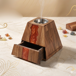 Ramadán Árabe Especial recién llegado quemador bakhoor de madera para regalos y decoración del hogar a precios al por mayor - Product Image 1
