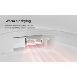 Intelligent Auto-Open/Close Smart <b>Toilet</b> with Heated Bidet <b>Seat</b> <b>Portable</b> Dryer and Warm Water Feature - Product Image 2