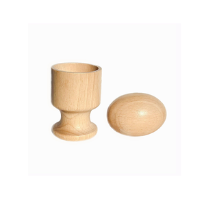 Porta Huevos de Madera, Forma Redonda, 2 Piezas, Diseño Clásico, para Mesa de Hotel, Soporte para Huevos a Precio Económico - Product Image 5