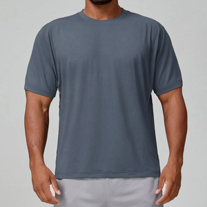 เสื้อยืดกีฬาคอกลมคุณภาพสูง ดีไซน์โลโก้ปรับแต่งได้ สำหรับผู้ชาย แห้งเร็ว เป็นมิตรกับสิ่งแวดล้อม - Product Image 6