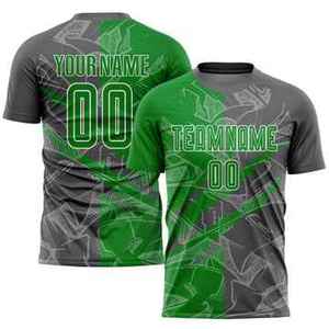 Camisetas de Fútbol para Hombre, Conjunto de Camisetas de Fútbol Personalizadas, Impresas, 100% Poliéster, Transpirables, Antibacterianas, con las Mejores Características - Product Image 5