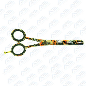 ชุดกรรไกรตัดผม5.5นิ้วชุดกรรไกรตัดผมและกรรไกรซอยผมใบมีดสแตนเลสเครื่องมือความงาม - Product Image 6