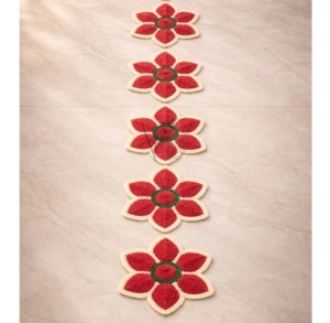 Juego de Tapetes Rangoli Indios Jaipurios, Hechos a Mano con Hilo de Pluma, Lavables, de Varias Piezas, para Decoración de Festivales, Diwali, Hogar - Product Image 2