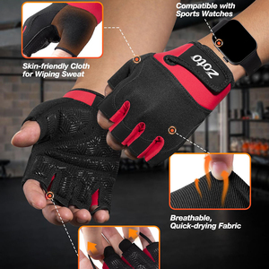 Heavy Duty Weight Lifting <b>Gloves</b> Padded Palm for Gym Pull Ups <b>Rows</b> Custom Logo Training <b>Gloves</b> Wholesale - Product Image 4