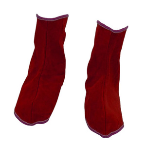 Vêtements de sécurité pour soudeurs en cuir de vachette de qualité supérieure, design personnalisé, protège-jambes ignifuges certifiés CE, résistance à la chaleur - Product Image 5