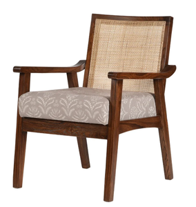 Sillón Moderno de Mediados de Siglo, Tapizado, con Estructura de Madera Sólida, Ergonómico, para Sala de Estar - Product Image 1