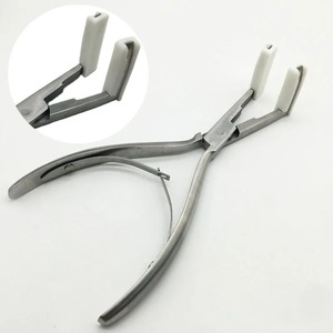 Pince et pincettes de 7 pouces pour extensions capillaires à crochets double trame avec anneaux en acier nano pour le retrait - Product Image 5