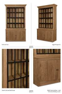 Mueble Consola de Almacenamiento Desy, Ecológico, Duradero, de Madera de Teca Sólida, Acabado Natural, Mueble Contemporáneo para Sala de Estar - Product Image 5