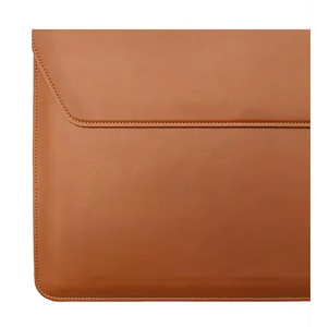 Custom Logo Waterproof Genuine Leather Sling <b>Laptop</b> <b>Sleeve</b> for Unisex Business Office Use Lightweight Eco-Friendly Durable - Product Image 4