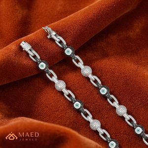 Moissanite Necklace Iced Out Rose Gold Plated Link <b>Chain</b> 925 Sterling Silver Luxury Hip Hop Jewelry for Men Women Gift - Product Image 4