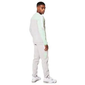 Factory Terry Custom Hooded Regular Fit Breathable Autumn Fleece Sweatshirt Men 100% Polyester Drop Shoulder Embroidered - Product Image 6