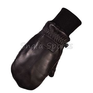 Mitaines de ski chaudes et imperméables en cuir personnalisées pour homme et femme, idéales pour le snowboard et les sports d'hiver en extérieur, résistantes au vent et au froid. - Product Image 5