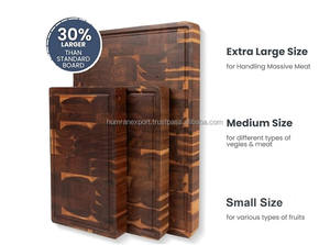 Bandeja de Madera Natural Blanca (17x12 12x10 12x7 Pulgadas) - Duradera y Ecológica para Uso en Restaurantes - Product Image 2