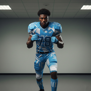 New Fashionable Unique Design Adults American Football Sublimation Uniform Custom Color Design High Quality Men's Short 100% - Product Image 3