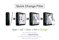 Système d'osmose inverse professionnel sous comptoir 3 étapes 800 GPD avec sortie d'eau électrique instantanée et auto-nettoyage pour usage domestique
