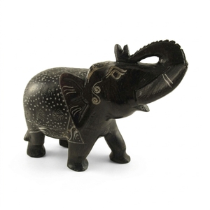 White Onyx Handmade Carved Fancy <b>Elephant</b> Figurine Holiday Chinese New Year Decoration <b>Gift</b> Customized Design - Product Image 2