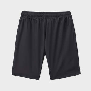 Shorts Bermuda pour homme en polyester uni avec poches, séchage rapide, taille élastique, décontracté, taille mi-haute - Product Image 2