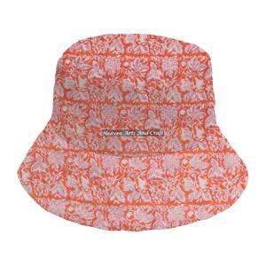 Sombreros de Pescador Acolchados de Algodón con Estampado a Mano Personalizado al por Mayor para Mujer, Sombrero de Invierno - Product Image 2