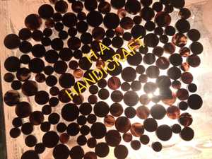 Botones de Cuerno de Búfalo para Trajes de Hombre - Botones Redondos Pulidos en Varios Colores - Product Image 3