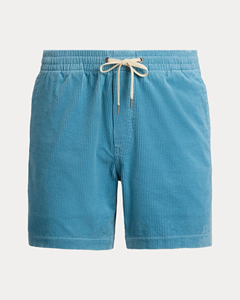 Shorts en velours côtelé pour homme, style streetwear, taille élastique, décontracté, été, plage, 100% polyester, tissu côtelé doux, respirant, séchage rapide - Product Image 1