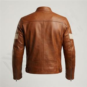 Veste de moto en cuir véritable pour homme de qualité supérieure, nouvelle arrivée, vestes de moto d'hiver, protections amovibles, personnalisables - Product Image 2