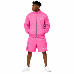 Ensemble de survêtement Ready To Win Industries rose à manches longues avec fermeture éclair, sportif, en polyester, unisexe adulte, printemps - Product Image 6