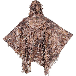 Poncho unisexe camouflage à capuche imperméable en softshell pour la chasse, vêtements de printemps pour adultes, équipement de plein air - Product Image 2