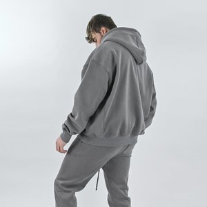Women's Full <b>Zip</b> Cotton Blend Fleece Relaxed Fit Drawstring Hood Kangaroo <b>Pockets</b> Pullover <b>Hoodie</b> Casual Streetwear Fashion - Product Image 3