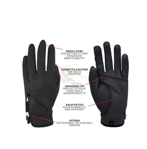 Gants de golf en cuir Cabretta véritable pour hommes et femmes, gants de sport résistants à la pluie, accessoires durables, design personnalisé en peau de mouton - Product Image 6