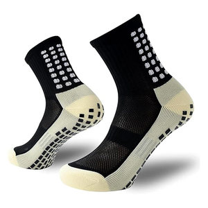 Comfortable Spring Sports <b>Socks</b> <b>Black</b> And White Color Breathable Quick Dry Football Basketball Knee <b>Socks</b> For Sports - Product Image 1