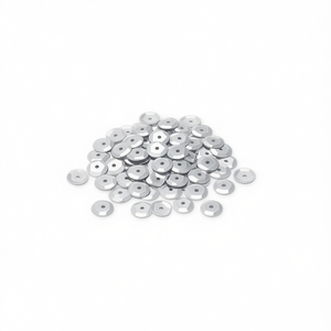 Paillettes ILAN 6mm Argento 15g Per Artigianato e Decorazione - Product Image 2