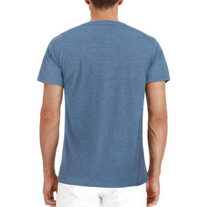Wholesale Custom Mens Pocket <b>T</b> <b>Shirt</b> Casual Cotton Spandex Slim Fit Crew <b>Neck</b> Plain Heather Green Breathable Short Sleeve - Product Image 6