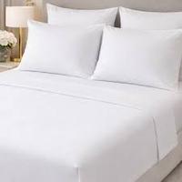 Juego de Sábanas Personalizadas para Hotel y Hospital Arona QuHotel, 100% Algodón, Lavables, Reutilizables, 3 Piezas, 200 Hilos