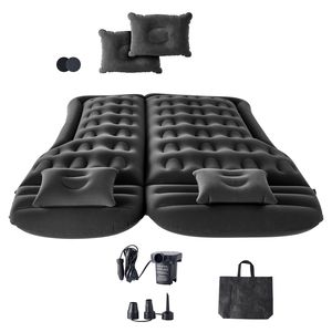 Colchón Inflable Resistente y Portátil para Auto y Camping, con Superficie Aterciopelada y Gruesa, con Bomba de Aire, para Viajes Cómodos en Coche - Product Image 1