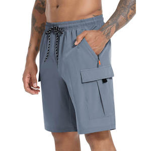 Premium Quality Men's 100% Cotton Breathable fabric Shorts Mid Waist Regular Fit men's Knee length Shorts With OEM ODM Services - Product Image 2