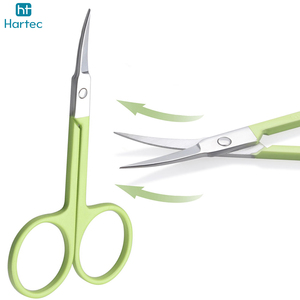 Durable Stylish Green Handle Sharp Curved Cuticle And <b>Nail</b> <b>Scissors</b> Stainless Steel Blade <b>For</b> <b>Nail</b> Art <b>For</b> Wholesale Rate - Product Image 6