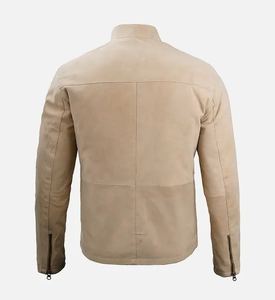 Veste en cuir pour homme de qualité export, coupe ajustée, vêtements d'extérieur tendance, fournisseur fabricant, meilleur prix - Product Image 4
