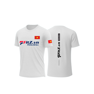 Camiseta Deportiva de Entrenamiento de Pickleball con Cuello en V, de Spandex/Algodón, para Hombre y Mujer, de Secado Rápido y Transpirable - Product Image 2