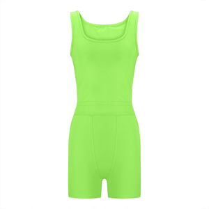 High Quality 2-Piece Women's Solid Tracksuit <b>Set</b> Mid Gym Running Yoga Sportswear Customizable Sports Bra High Shorts Workout - Product Image 1