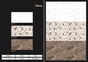 Elegantes Losetas de Porcelana Brillante de 30X60CM, Solución de Gran Formato para Interiores Arquitectónicos Modernos que Requieren una Brillo Reflectante Intenso - Product Image 5