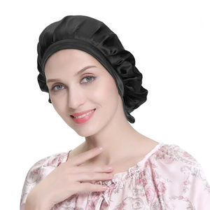 Polyester Hair <b>Bonnet</b> for Women Outdoor Sleeping Cap Luxury Night Turban Head Wrap Hair Protection All Seasons - Product Image 2