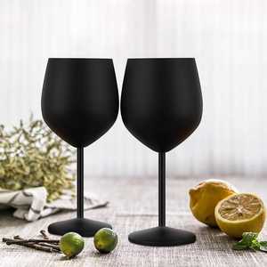 Bold Blossom Premium Insulated Unbreakable Stainless Steel <b>Wine</b> Glass Customized Color for <b>Goblet</b> 300ml Modern Design - Product Image 2