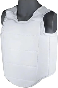 Protège-poitrine en cuir PU de haute qualité avec logo personnalisé, design sur mesure pour l'entraînement et le sparring de Taekwondo pour hommes - Product Image 2