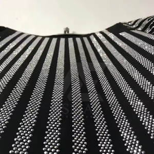 T-shirt pour homme en strass de qualité supérieure, nouveau style, sur mesure, vêtements d'été pour homme, t-shirt en strass - Product Image 4