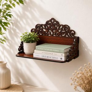 <b>Wall</b> <b>Shelf</b> for Living Room | Designer <b>Wall</b> <b>Mounted</b> <b>Shelf</b> for Home Decor Books Showpieces TV Accessories Storage - Product Image 6