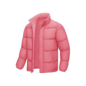 Vornex Industry Custom Men's Snap Button Puffer Jacket <b>Thick</b> Baffle <b>Winter</b> Insulated Warm <b>Coat</b> Factory Direct Low Moq Supplier - Product Image 4