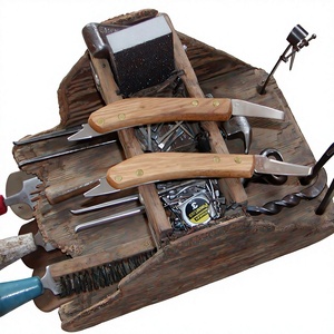 Cincel profesional ligero para pezuñas de caballo con mango de madera, cortador manual de pezuñas, cuchillo de acero inoxidable para pezuñas, herramienta de aseo para establos - Product Image 2